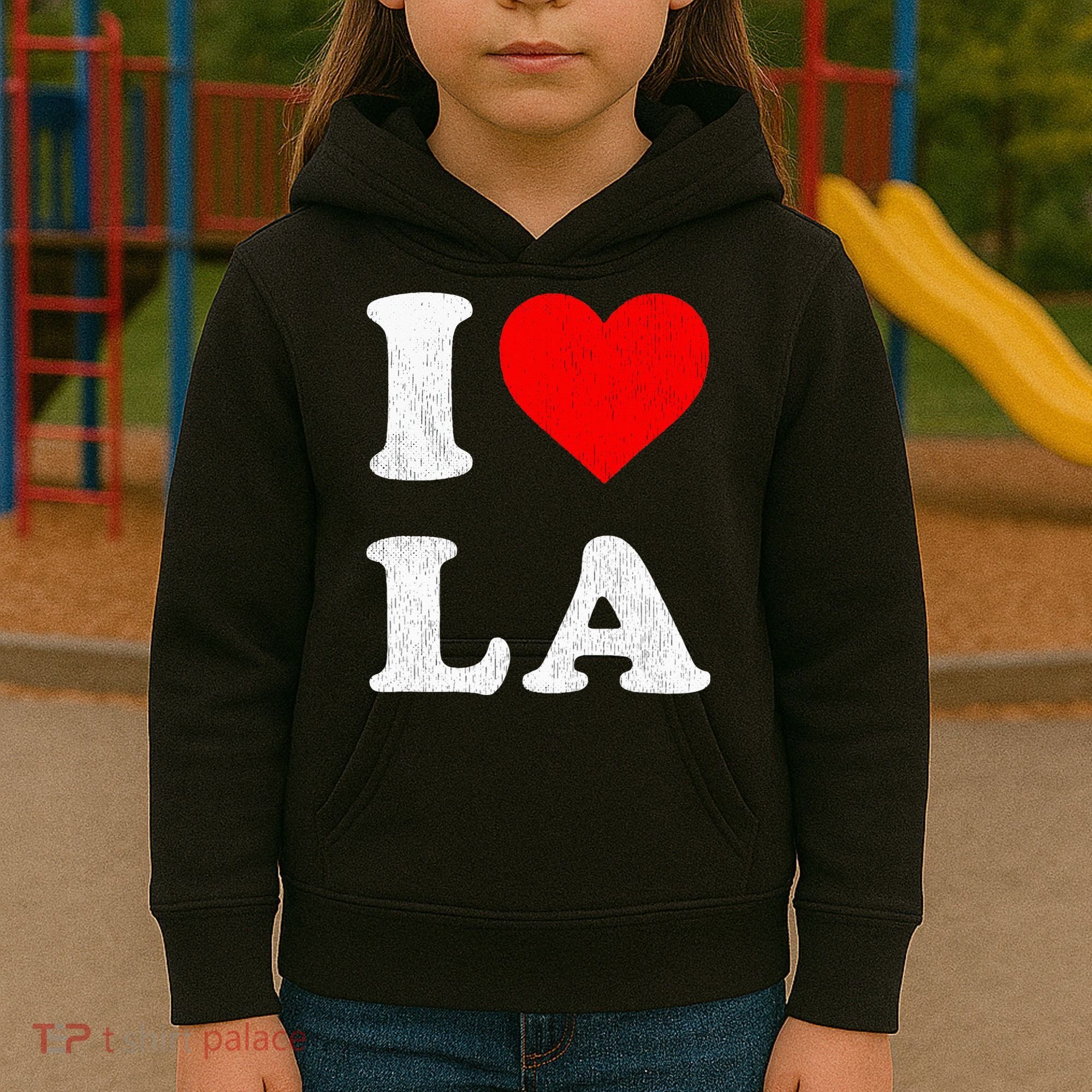 I Heart La Souvenir Kids Hoodie