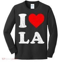 I Heart La Souvenir Kids Long Sleeve Shirt thumb 0