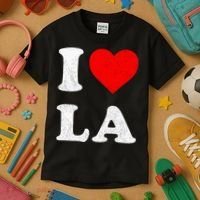 I Heart La Souvenir Kids T-Shirt thumb 3