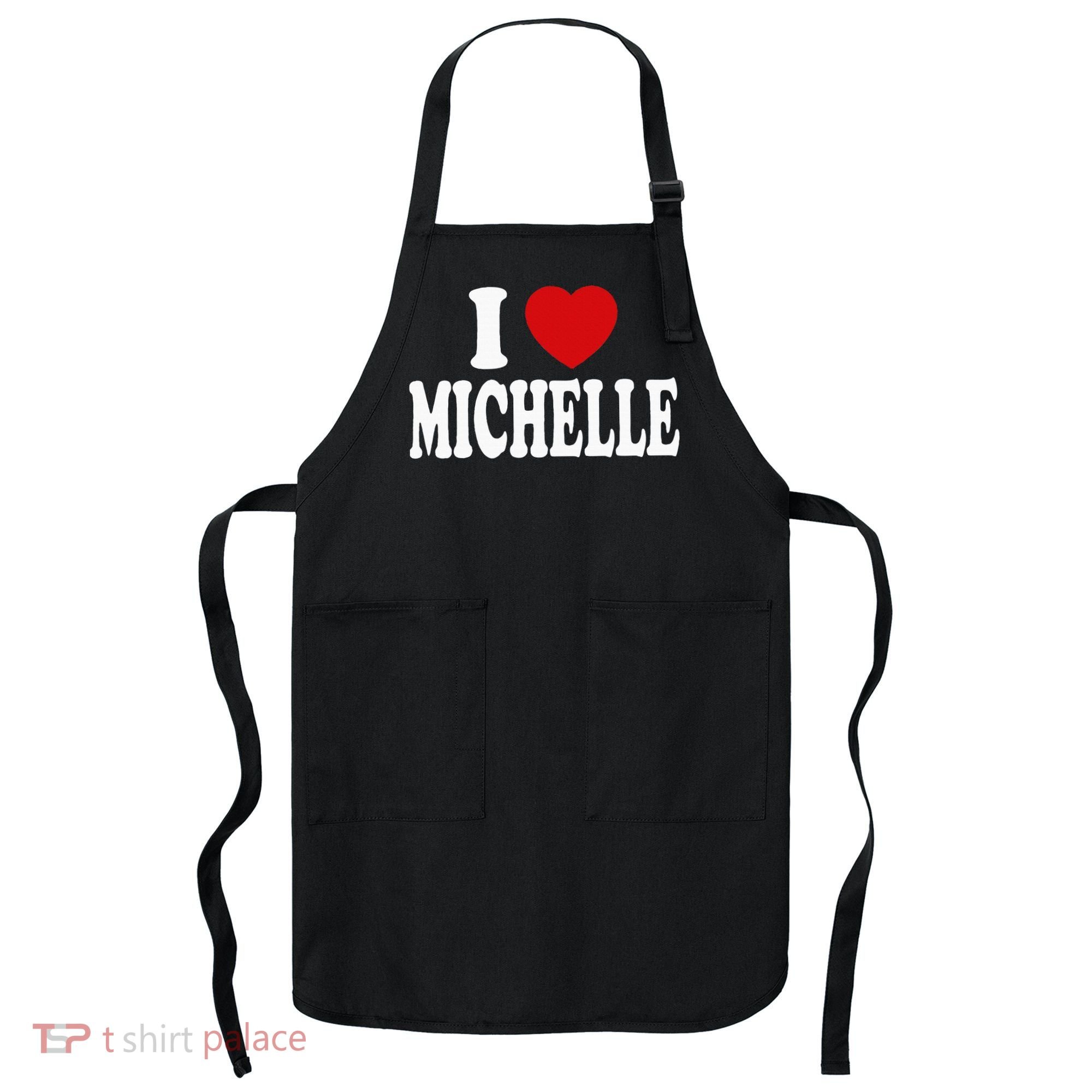I Heart Love Michelle Apron