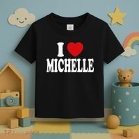 I Heart Love Michelle Toddler T-Shirt thumb 3