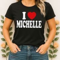 I Heart Love Michelle Women's T-Shirt thumb 2