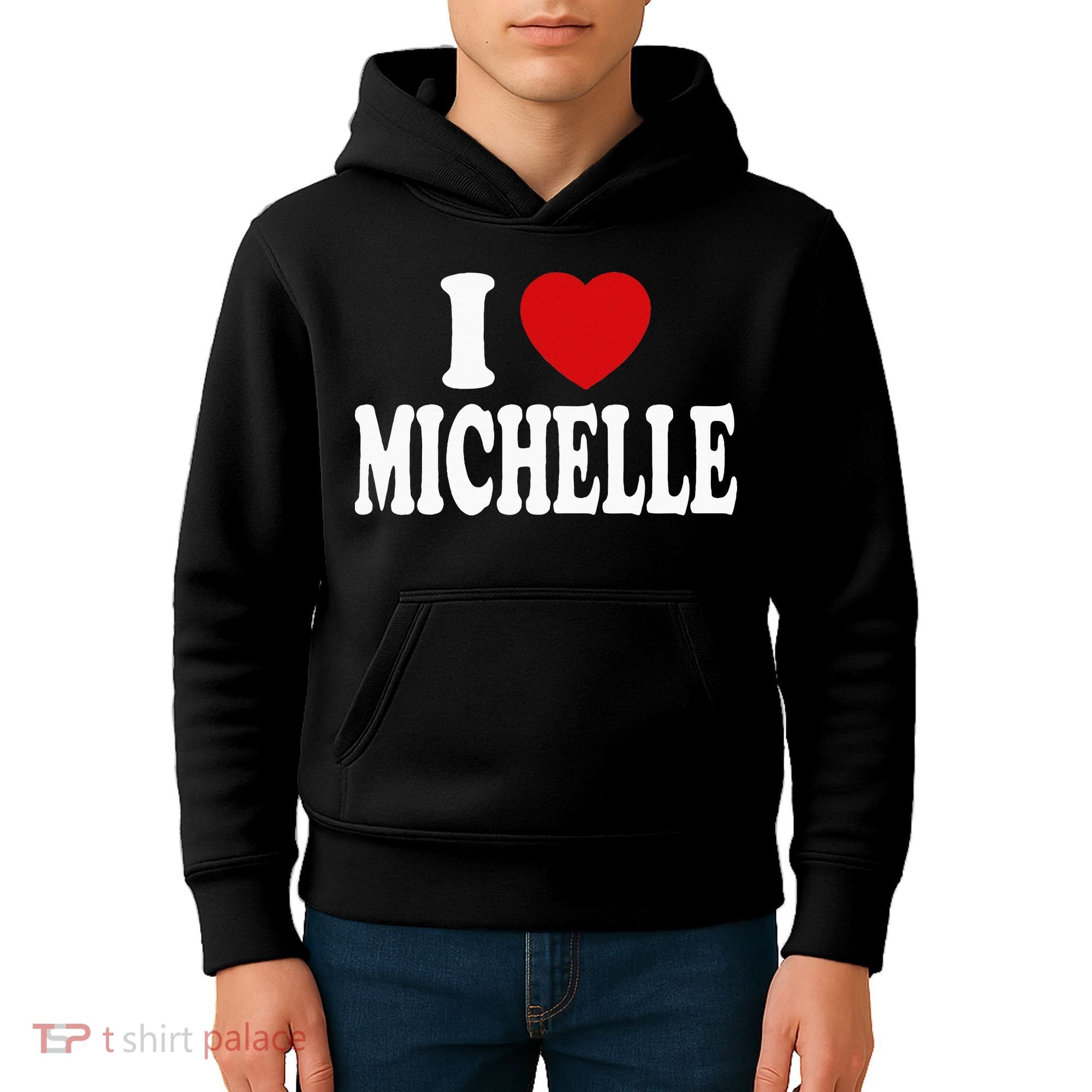 I Heart Love Michelle Kids Hoodie