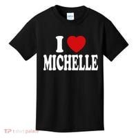 I Heart Love Michelle Kids T-Shirt thumb 0
