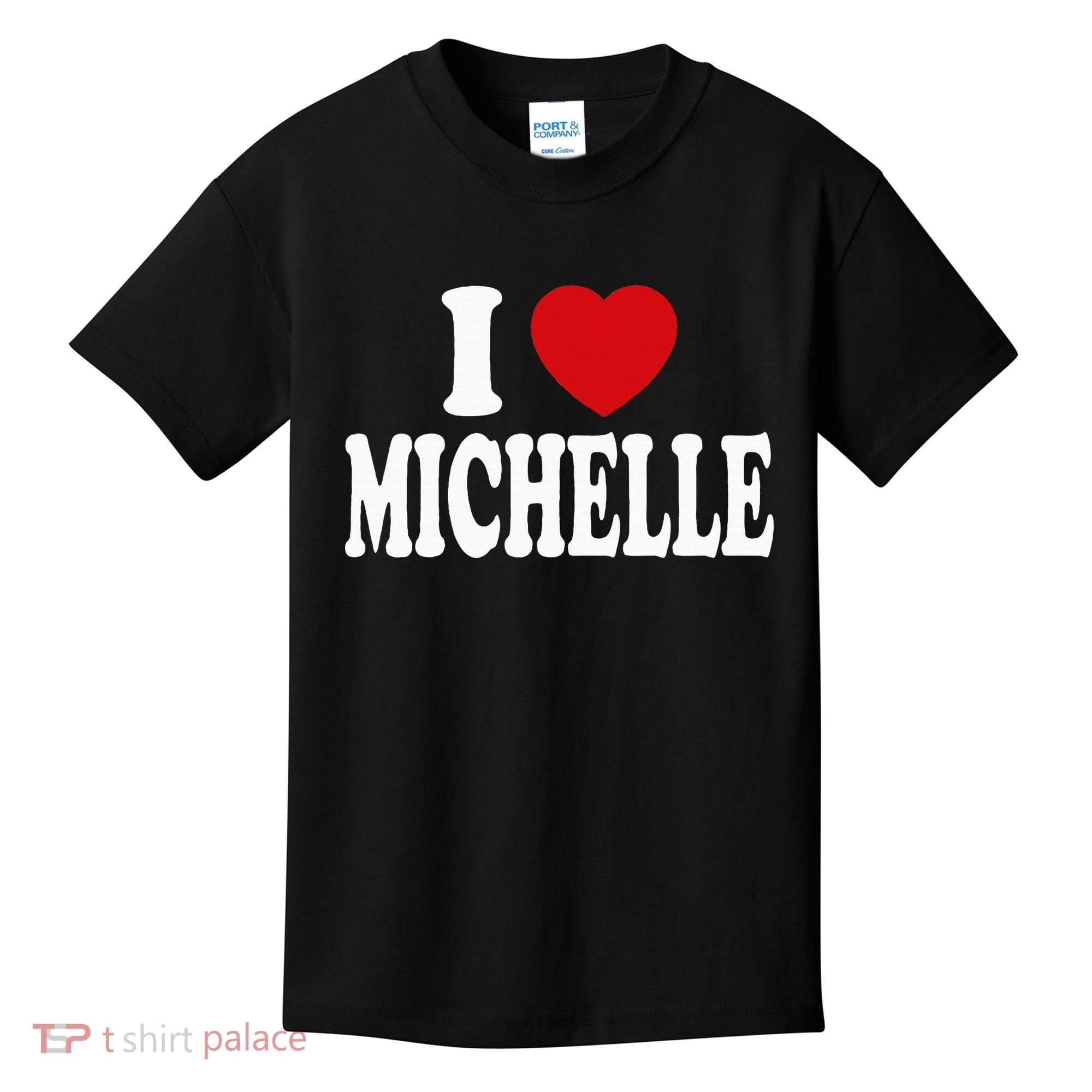 I Heart Love Michelle Kids T-Shirt