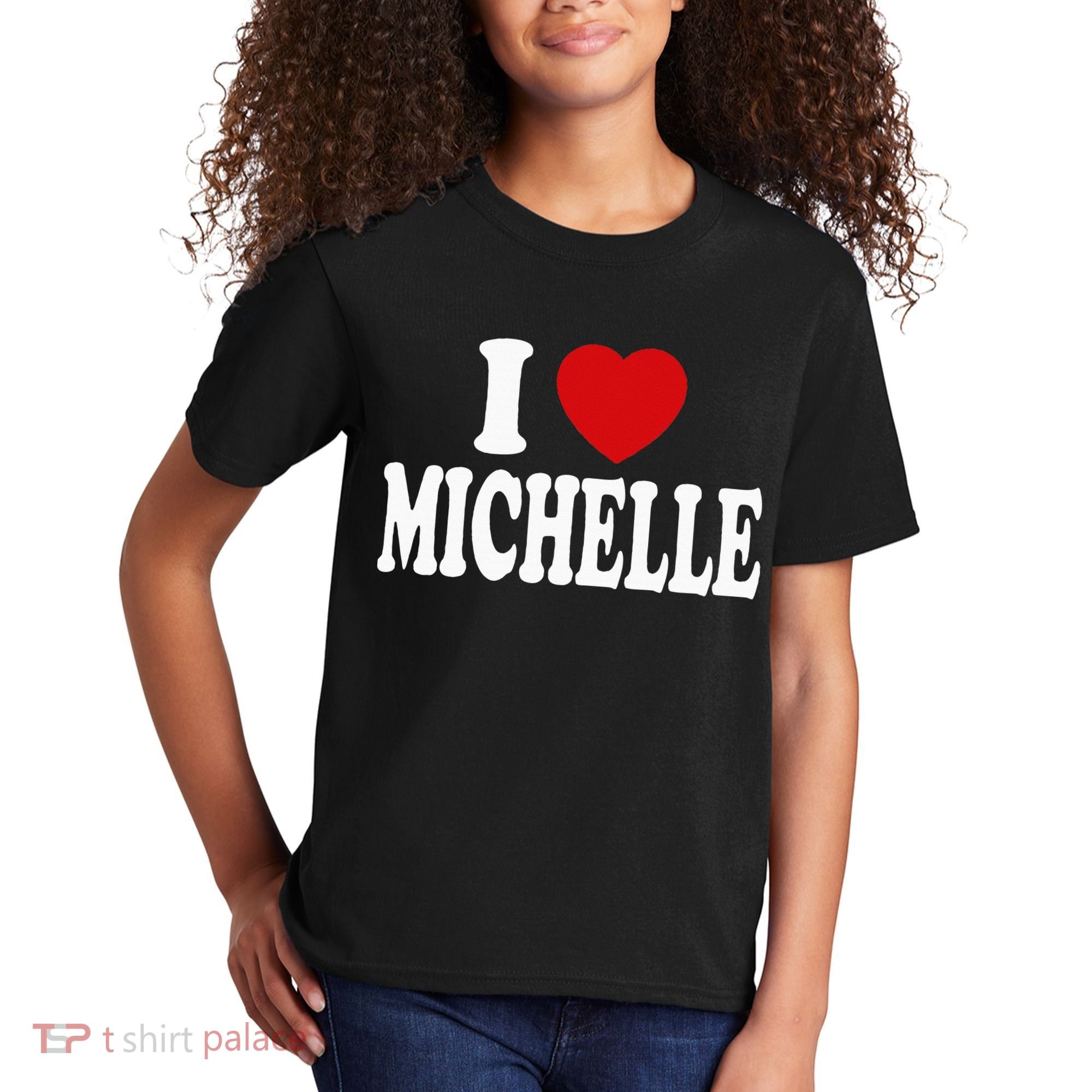 I Heart Love Michelle Kids T-Shirt