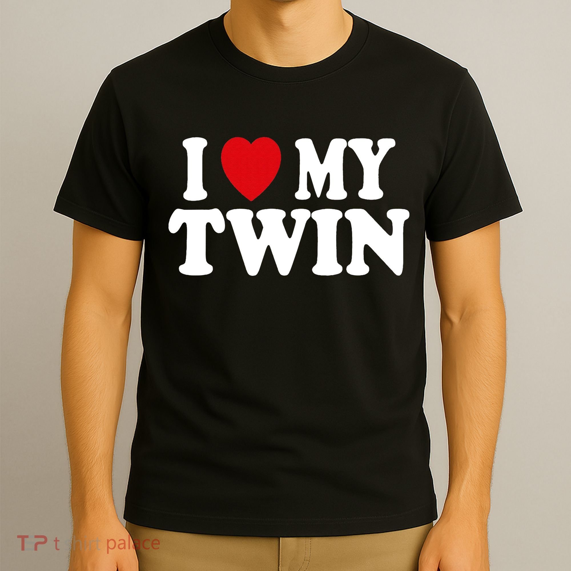 I HEART LOVE MY TWIN T-Shirt