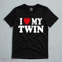 I HEART LOVE MY TWIN T-Shirt thumb 5