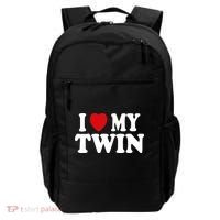 I HEART LOVE MY TWIN Backpack thumb 0