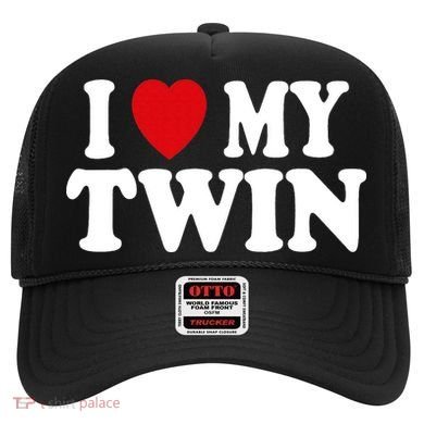 I HEART LOVE MY TWIN Hat