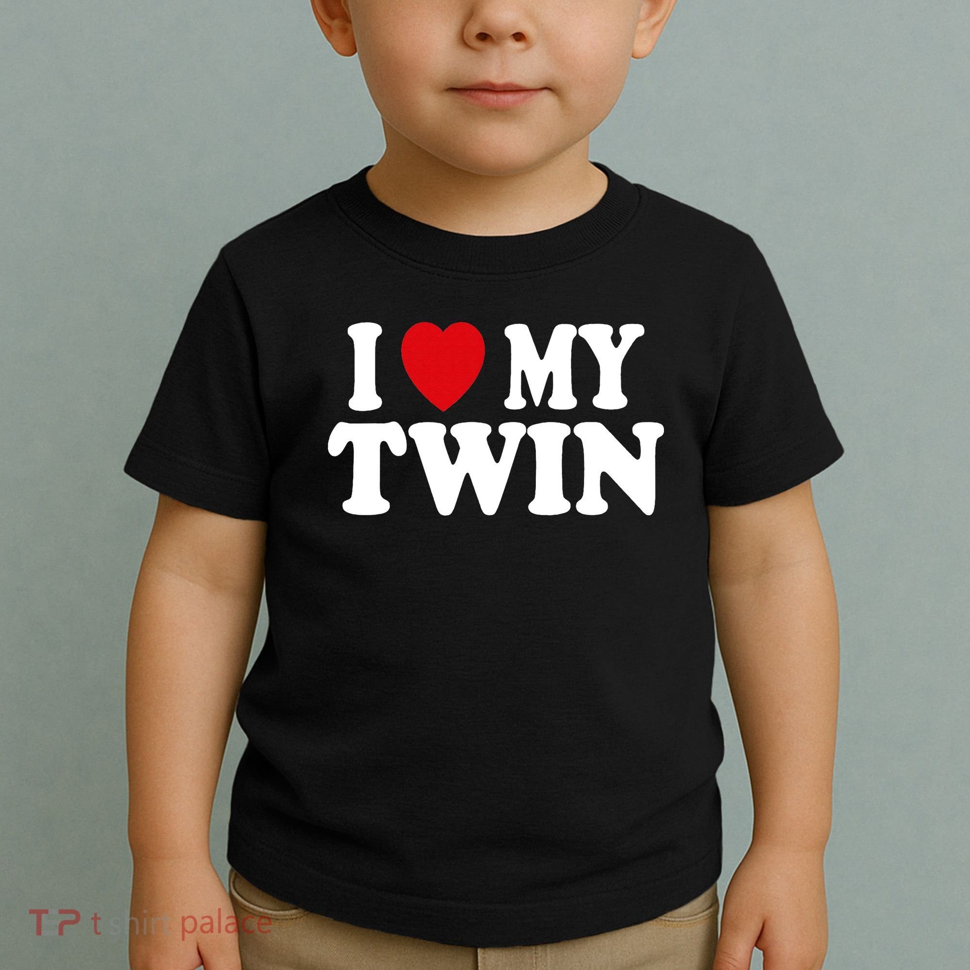 I HEART LOVE MY TWIN Toddler T-Shirt