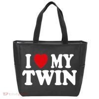 I HEART LOVE MY TWIN Tote Bag thumb 0