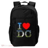 I Heart Love Washington WA DC Classic Font Backpack thumb 0