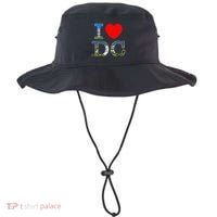I Heart Love Washington WA DC Classic Font Bucket Hat thumb 0