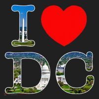 I Heart Love Washington WA DC Classic Font Tumbler thumb 3