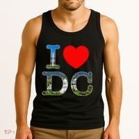 I Heart Love Washington WA DC Classic Font Tank Top thumb 3