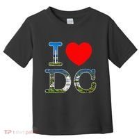 I Heart Love Washington WA DC Classic Font Toddler T-Shirt thumb 0