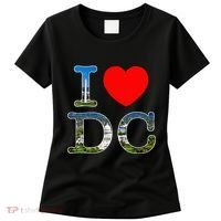 I Heart Love Washington WA DC Classic Font Women's T-Shirt thumb 0