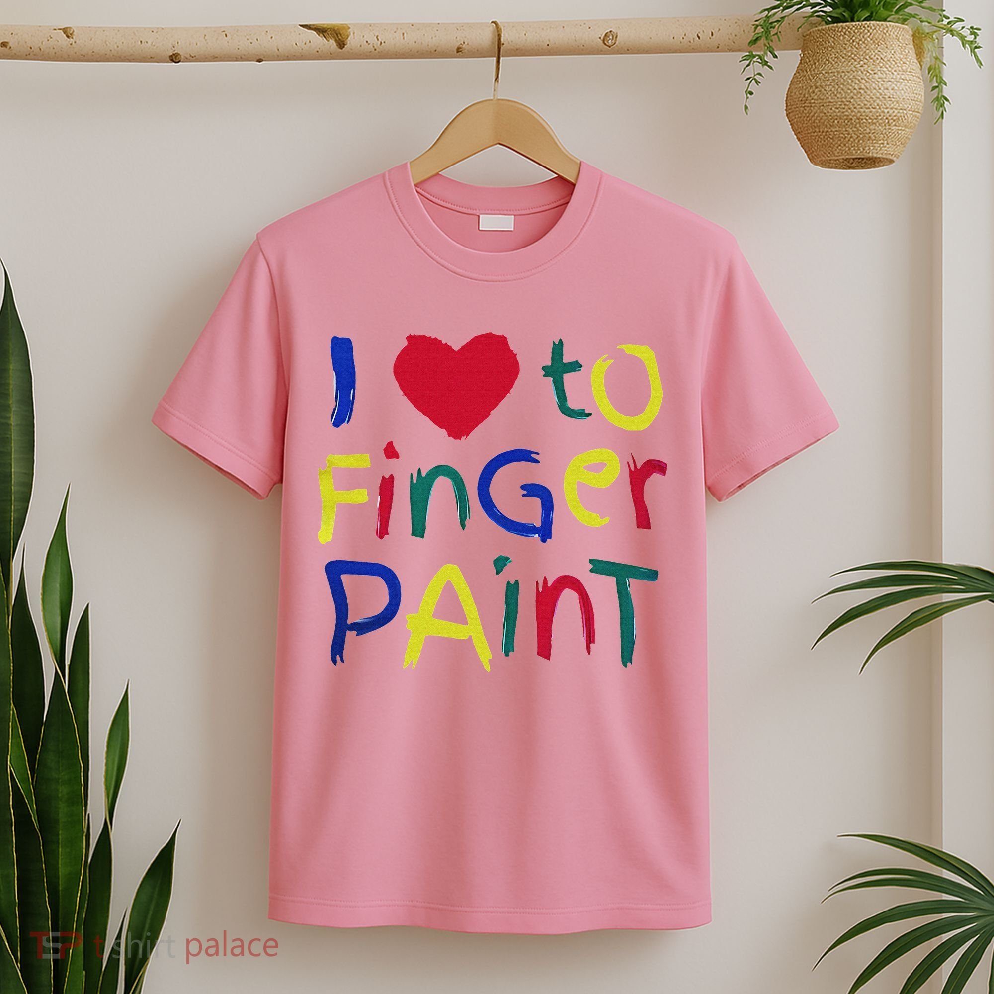I Heart Love To Finger Paint IM Paint T-Shirt