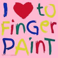 I Heart Love To Finger Paint IM Paint Visor thumb 3
