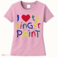 I Heart Love To Finger Paint IM Paint Women's T-Shirt thumb 0
