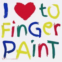 I Heart Love To Finger Paint IM Paint Ornament thumb 1