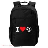 I Heart Love Soccer Unisex T Backpack thumb 0
