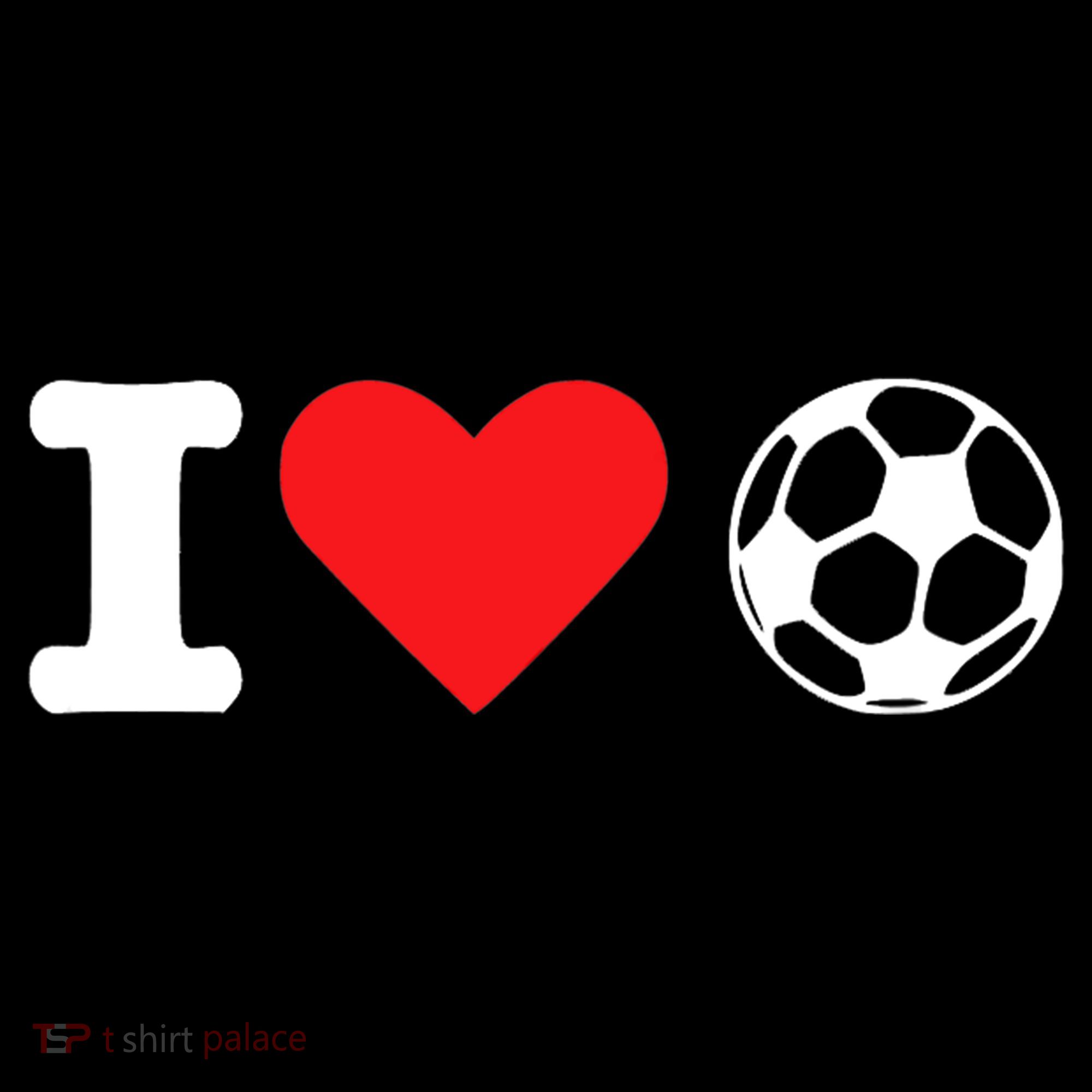 I Heart Love Soccer Unisex T Coffee Mug