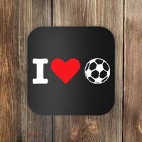 I Heart Love Soccer Unisex T Coaster thumb 0