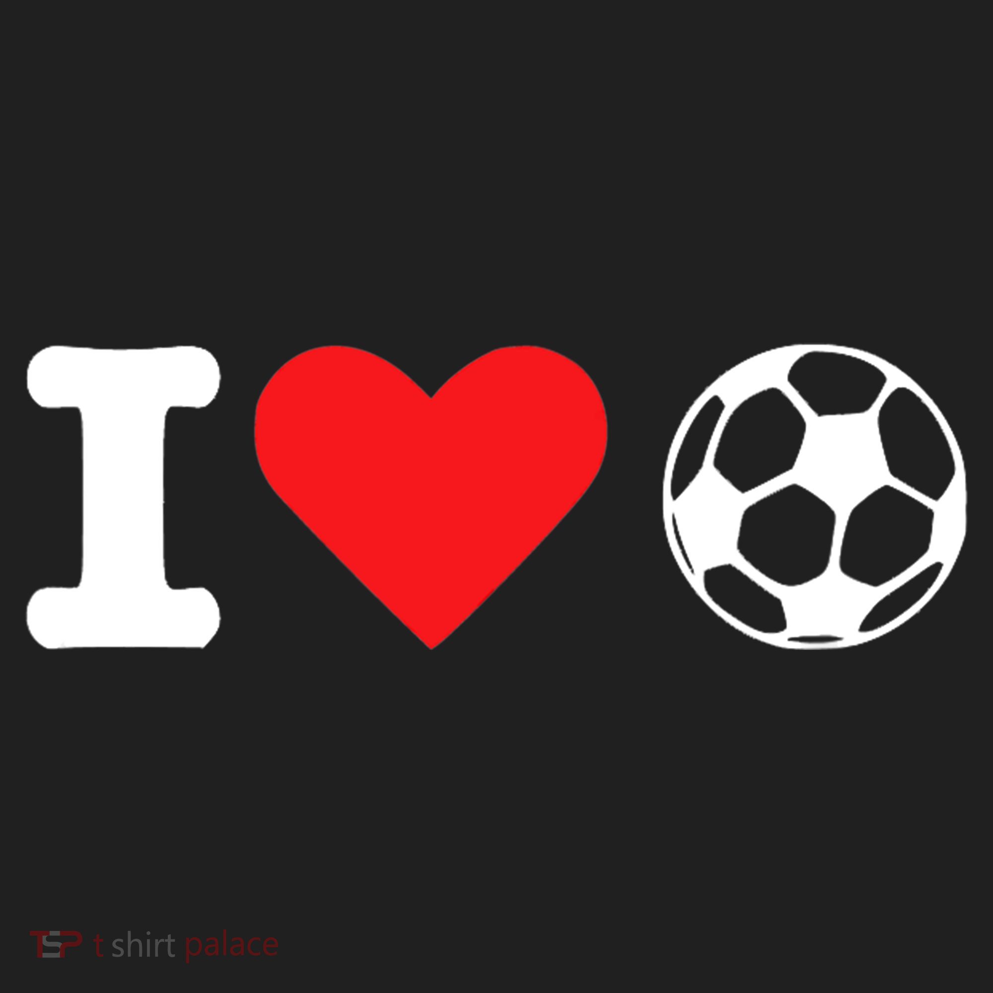 I Heart Love Soccer Unisex T Hat