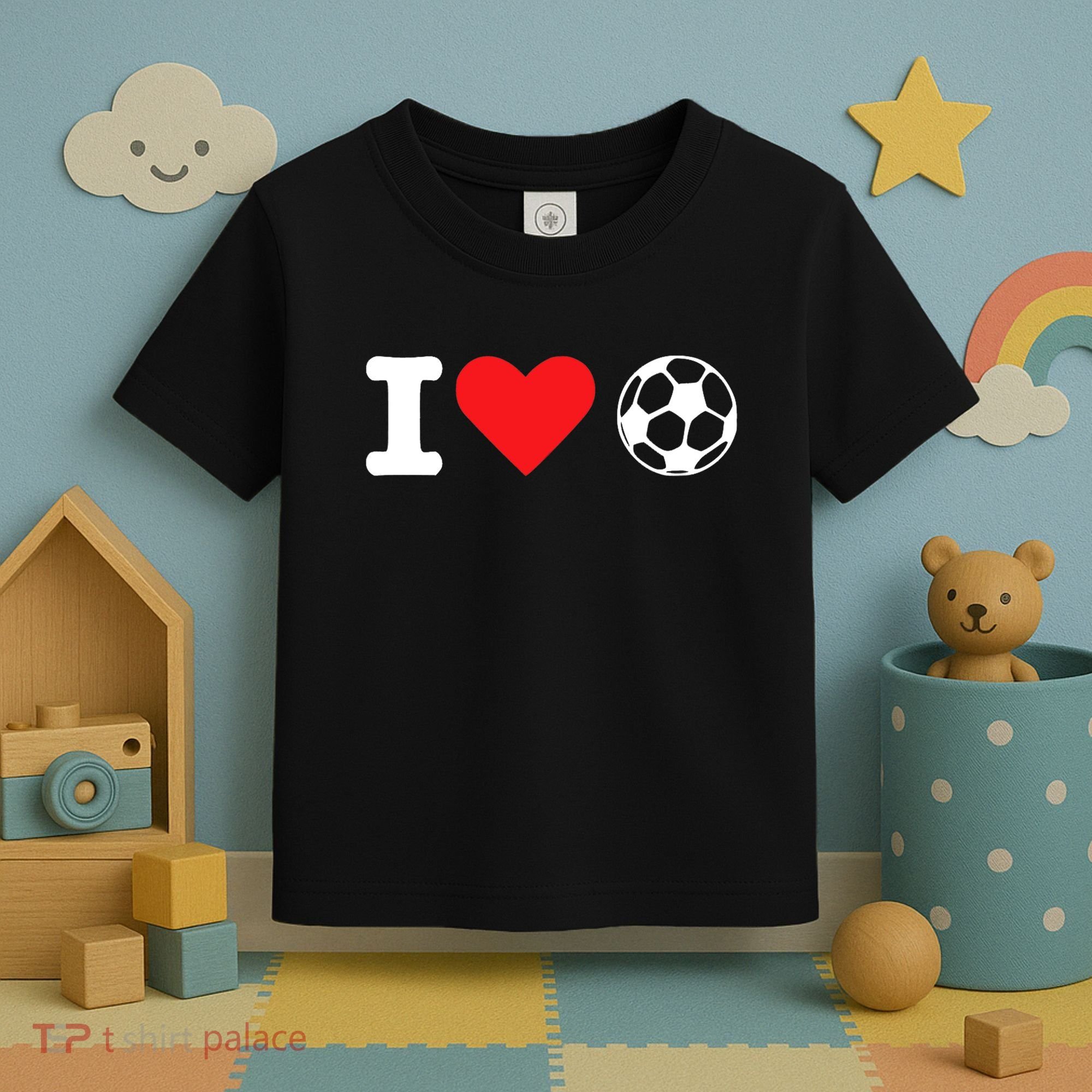 I Heart Love Soccer Unisex T Toddler T-Shirt