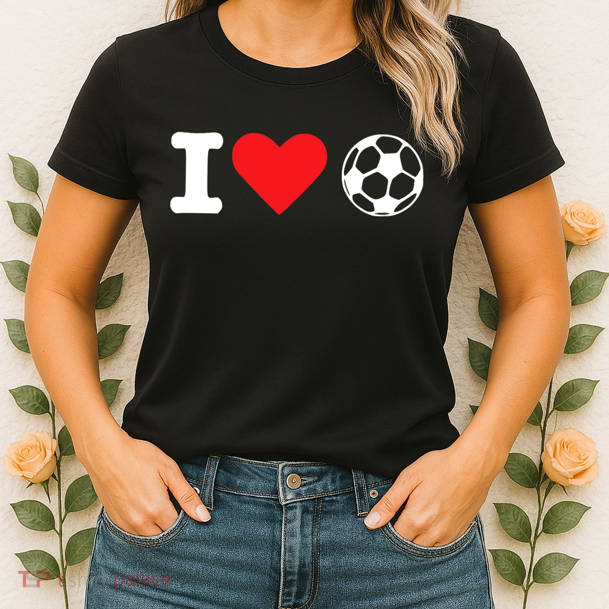 I Heart Love Soccer Unisex T Women's T-Shirt