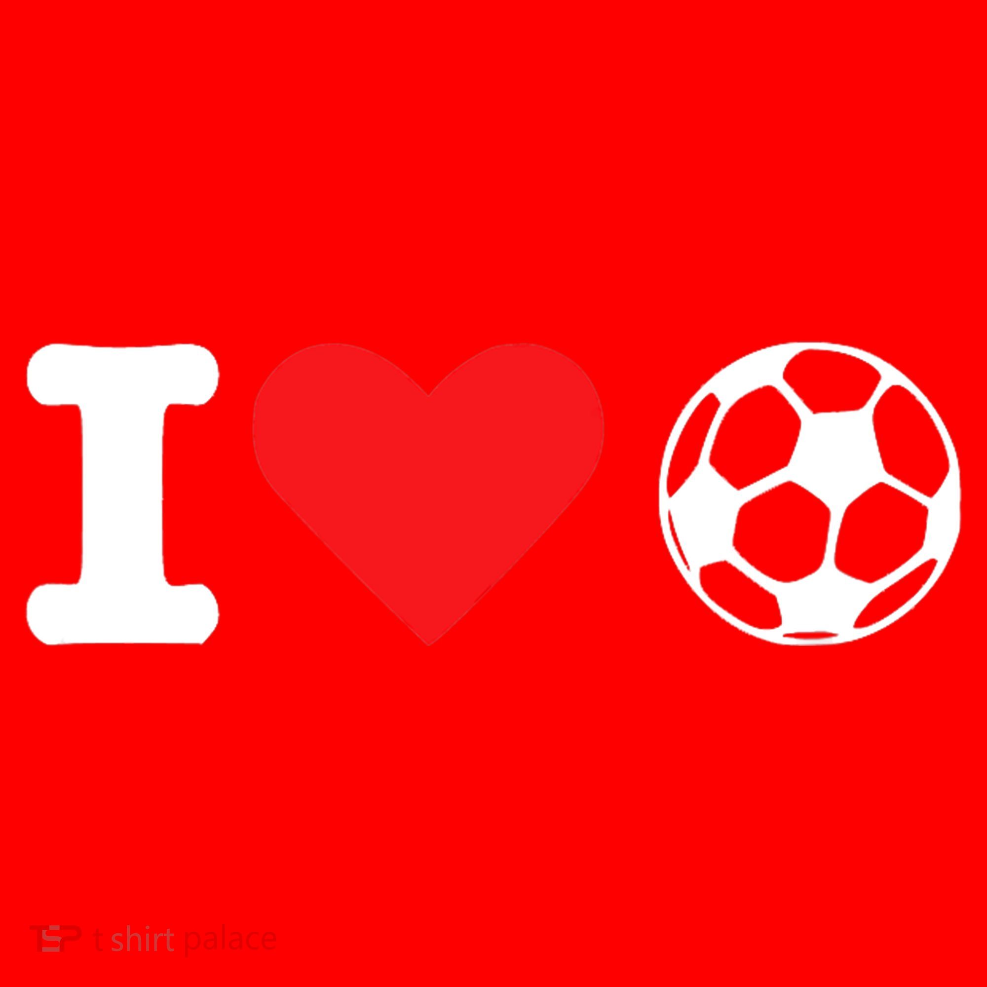 I Heart Love Soccer Unisex T Santa Hat