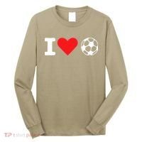 I Heart Love Soccer Unisex T Long Sleeve Shirt thumb 0