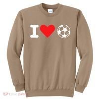 I Heart Love Soccer Unisex T Sweatshirt thumb 0