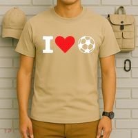 I Heart Love Soccer Unisex T T-Shirt thumb 6