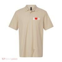 I Heart Love Soccer Unisex T Polo thumb 0