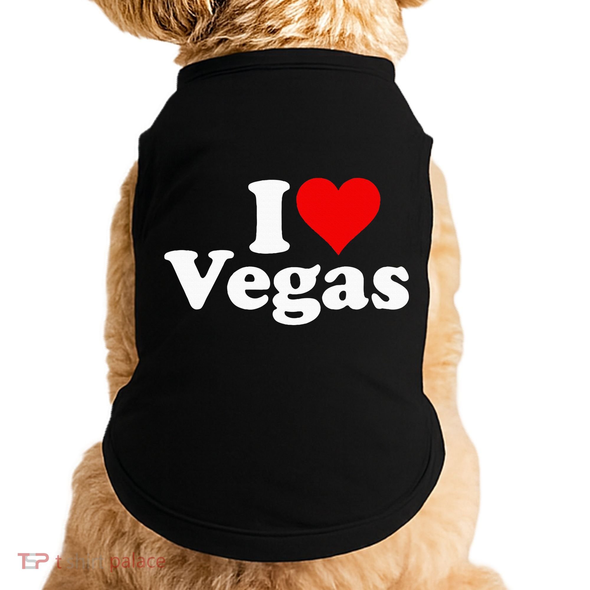 I Heart Love Las Vegas Nevada Doggie Tank