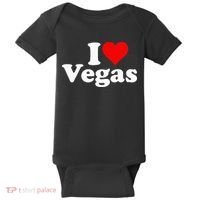 I Heart Love Las Vegas Nevada Baby Bodysuit thumb 0