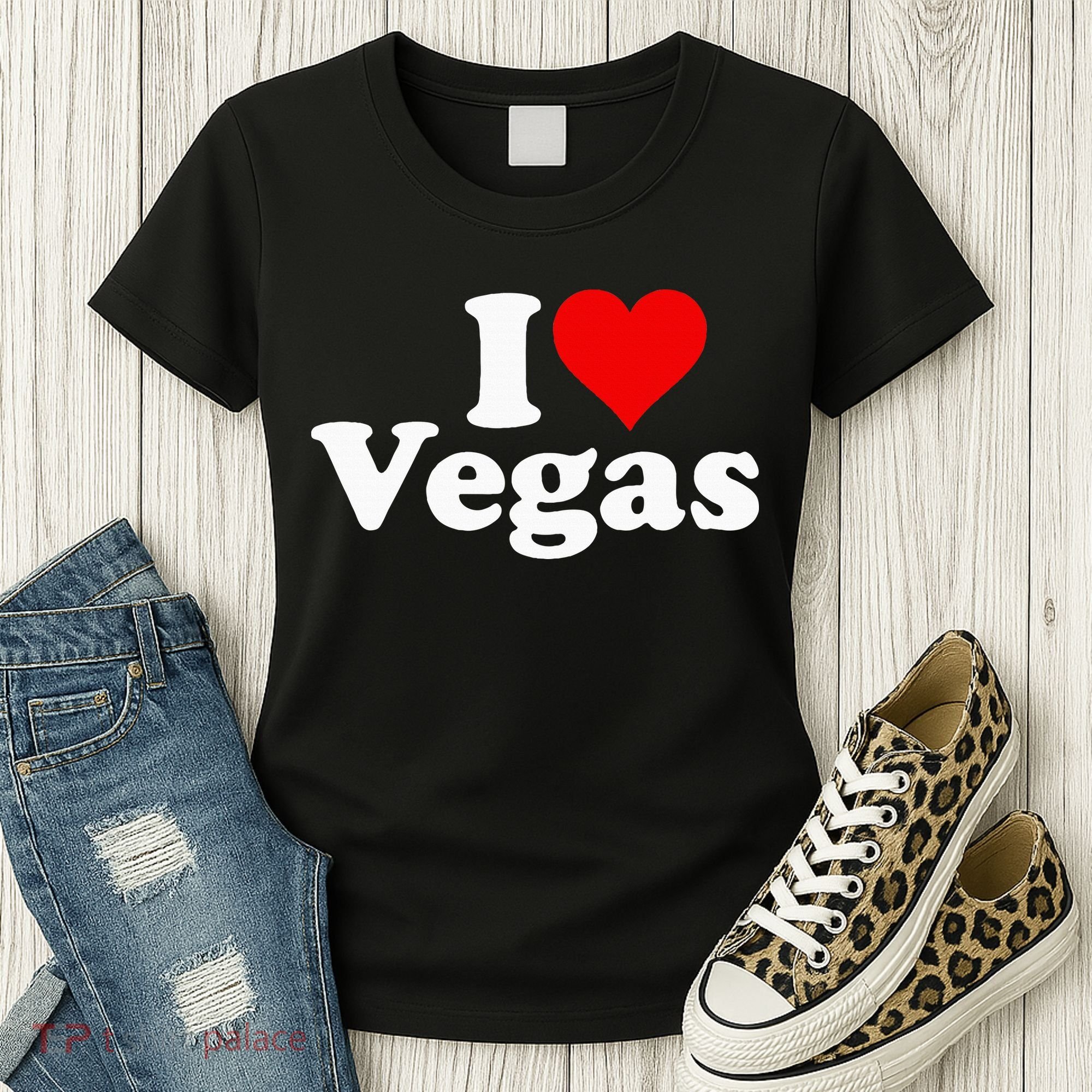 I Heart Love Las Vegas Nevada Women's T-Shirt