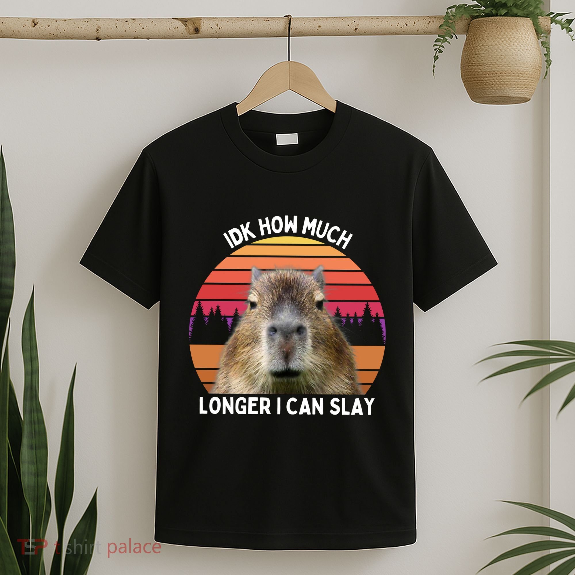 Idk How Much Longer I Can Slay Capybara Sarcastic Dank Meme Gifts T-Shirt
