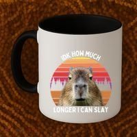 Idk How Much Longer I Can Slay Capybara Sarcastic Dank Meme Gifts Coffee Mug thumb 2