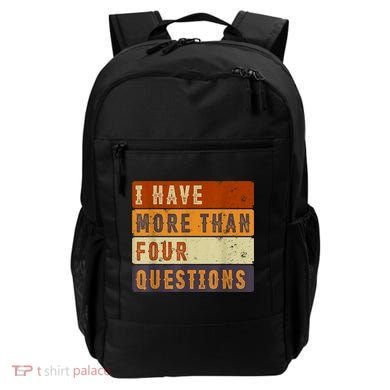 I Have More Than Four Questions Passover Backpack