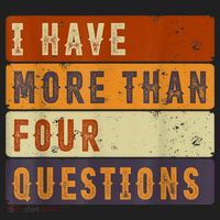 I Have More Than Four Questions Passover Beanie thumb 2
