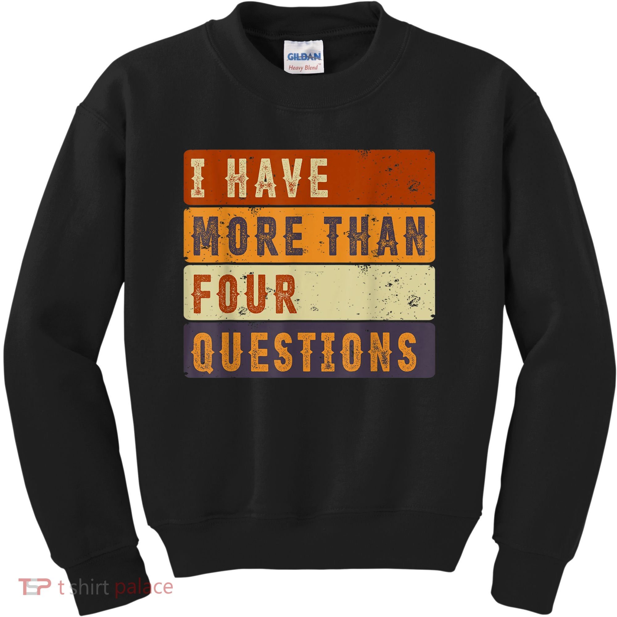 I Have More Than Four Questions Passover Kids Sweatshirt
