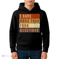 I Have More Than Four Questions Passover Kids Hoodie thumb 4