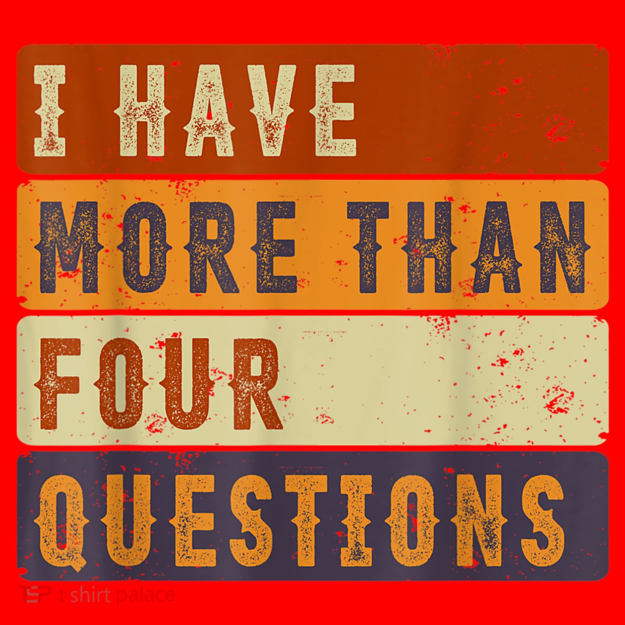 I Have More Than Four Questions Passover Santa Hat