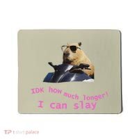 Idk How Much Longer I Can Slay Capybara Sarcastic Dank Meme Mousepad thumb 0