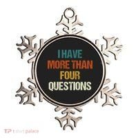 I Have More Than Four Questions Funny Passover Seder Ornament thumb 0