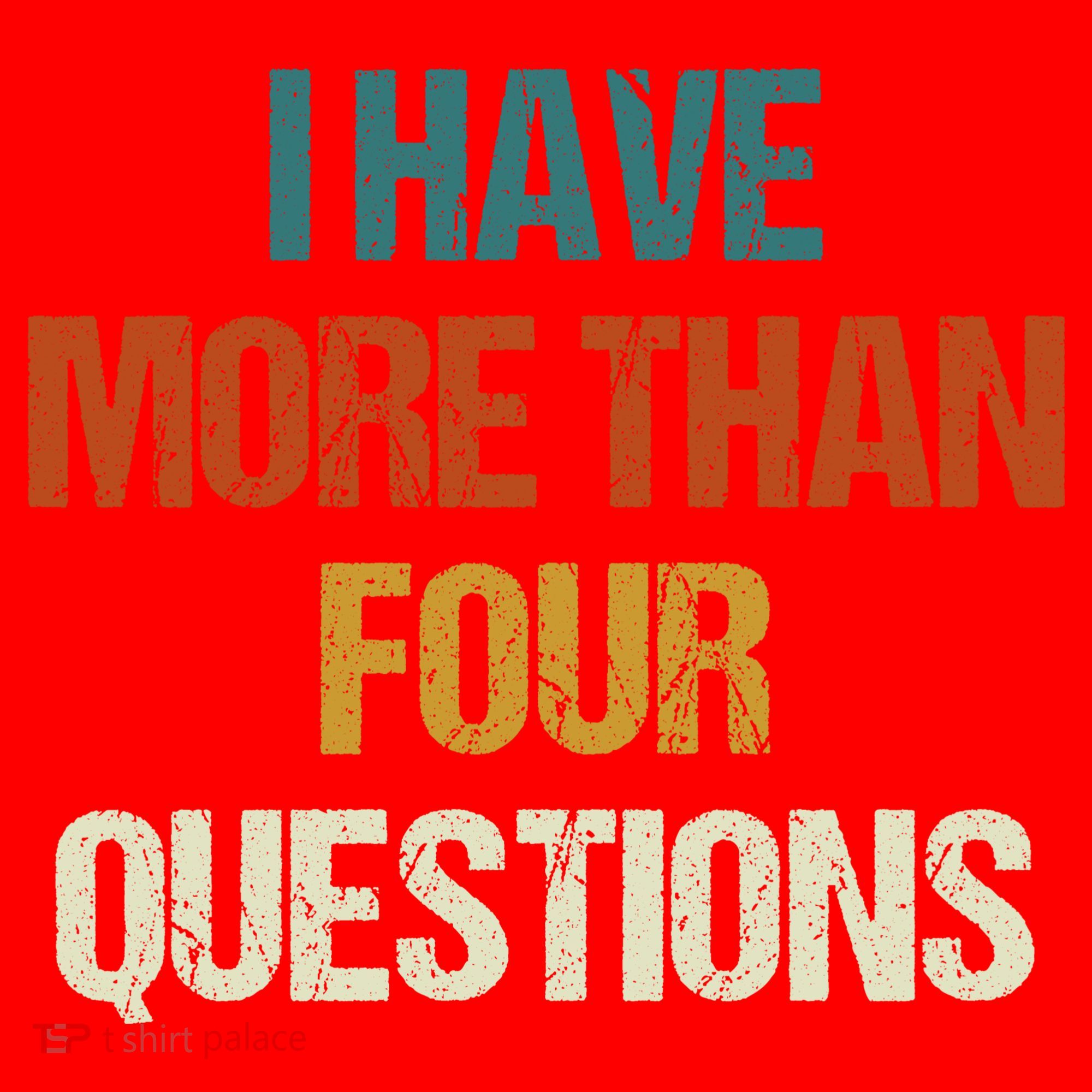 I Have More Than Four Questions Funny Passover Seder Santa Hat